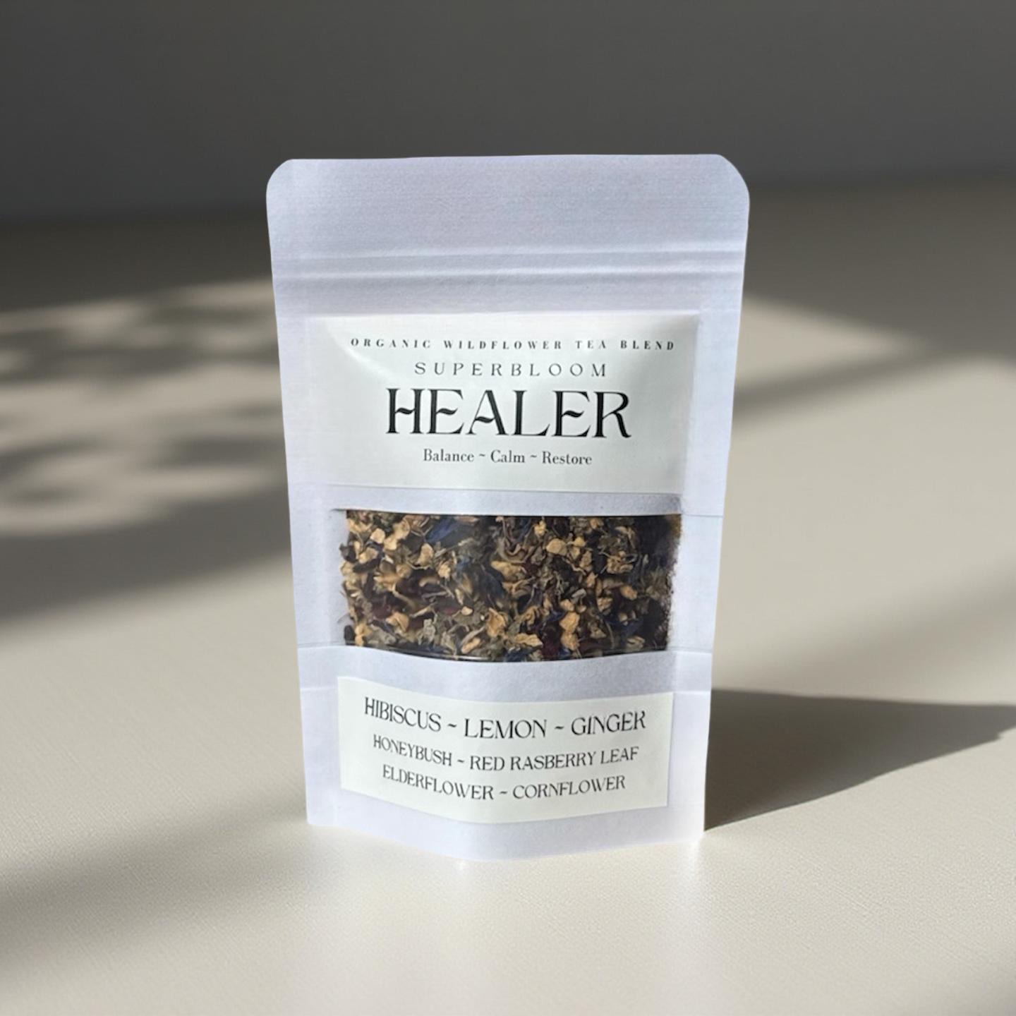 HIBISCUS LEMON GINGER HERBAL TEA